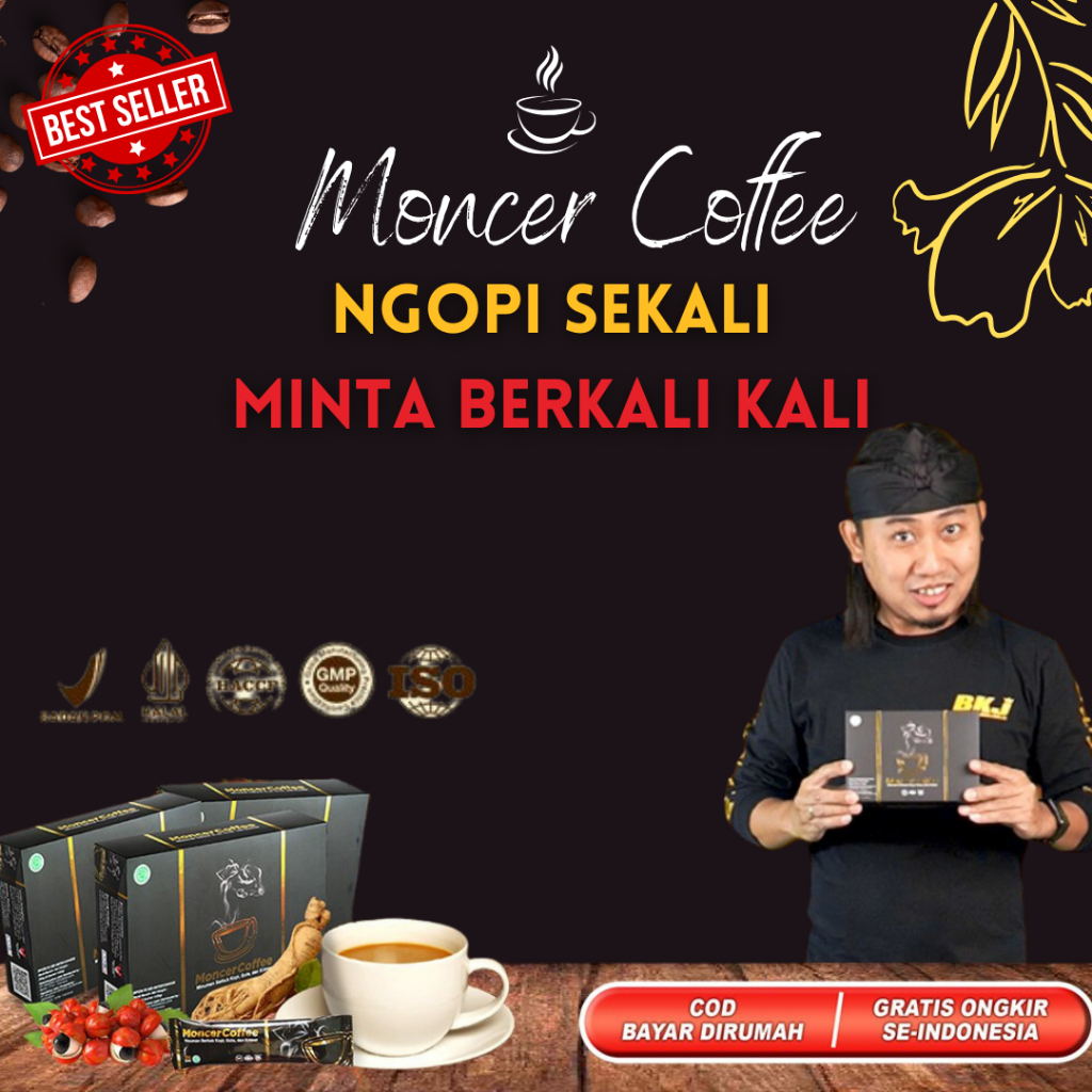Jual Moncer Coffee Kopi Kuat Tahan Lama 100 Original Kopi Penambah