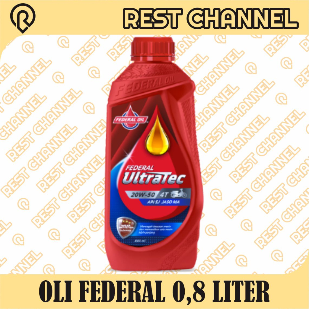 Jual Oli Federal Ultratec Oli Motor Bebek 800 ML SAE 20W-50 | Shopee ...