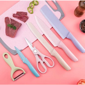 Pisau Jerami 6 In 1 / Pisau Set 6 In 1 Serbaguna / Pisau Dapur Tajam Multifungsi 6 In 1 | AutoStock