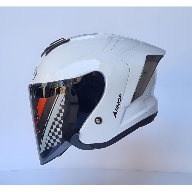 Jual Helm Js Armor Solid Sni Bisa Cod Helm Half Face Dewasa Pria Wanita Cewek Cowok Js Yakuza