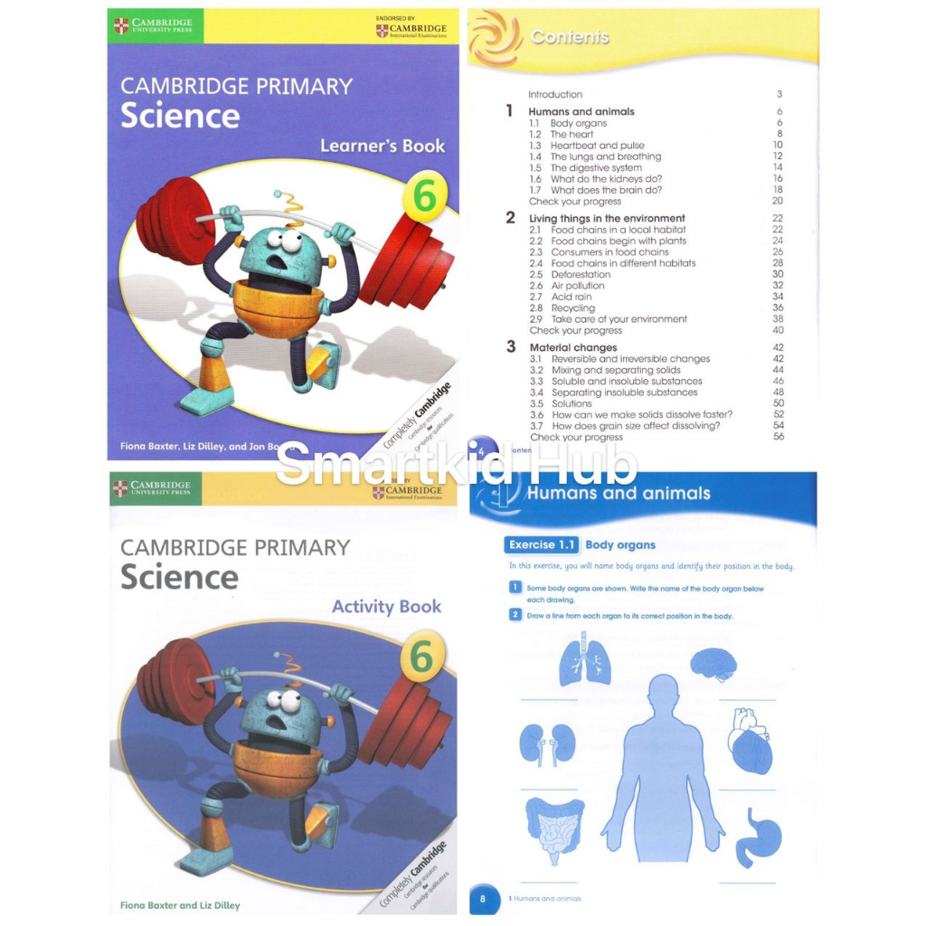 Jual Cambridge Primary Science 1/2/3/4/5/6 Learner's Book Activity Book ...