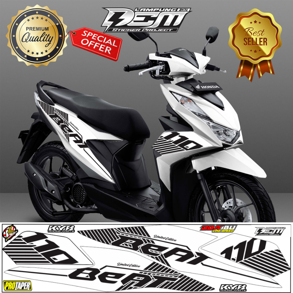 Jual Sticker Striping Honda Beat Deluxe Striping Viral Dan Hedon