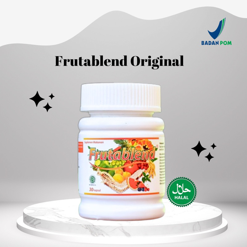 Jual Frutablend Suplemen Makanan 30 kapsul 100 Original Shopee Indonesia