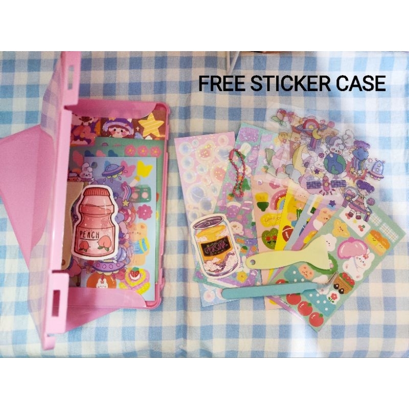 Jual [ FREE MINI POUCH] LUCKY BAG RANDOM DECO STICKER STATIONERY STIKER ...