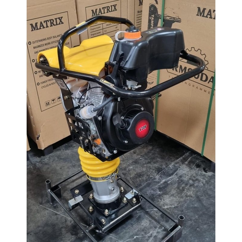 Jual Stamper Kuda Solar Pemadat Tanah / Tamping Rammer Diesel RM90DA ...