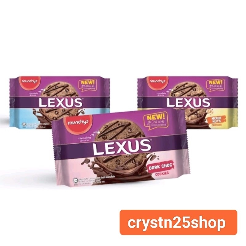 Jual NEW!! Lexus cookies chips chocolate Dark/original/mixed nuts 189gr