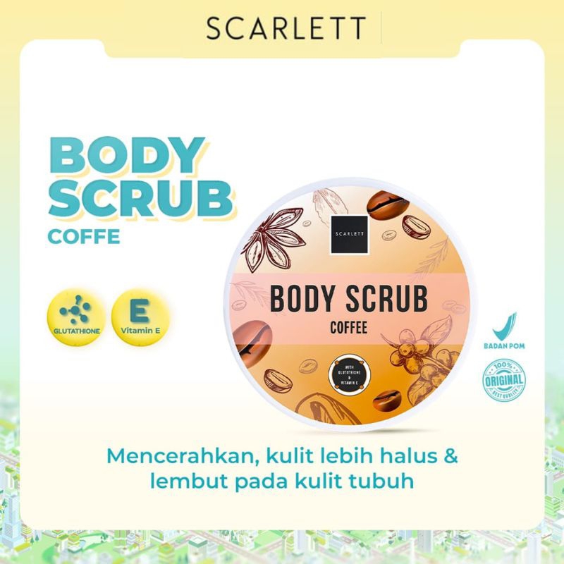 Jual Scarlett Lulur Coffee Body Scrub Coffee Shopee Indonesia