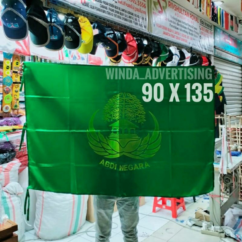 Jual Bendera Abdi Negara Bendera Korpri Abdi Negara Ukuran 90 x 135 cm