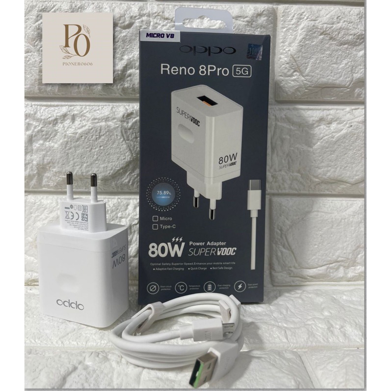 Jual Oppo Reno8 pro Charger ori 100% ( *Batok berat , Support SuperVooc ...