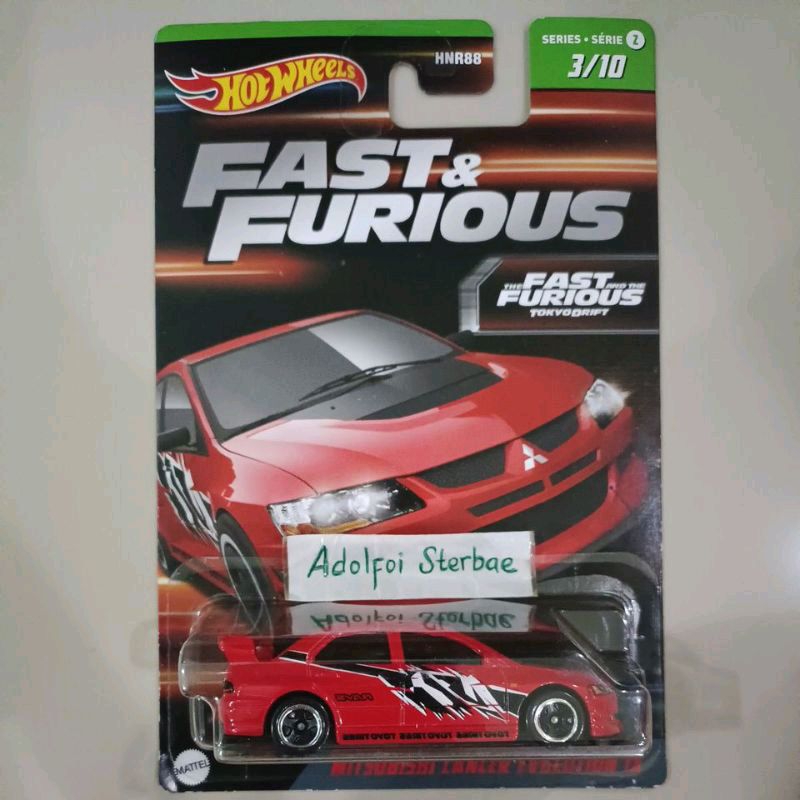 Mitsubishi Lancer Evolution IX - Hot Wheels Fast And Furious Series 2 model