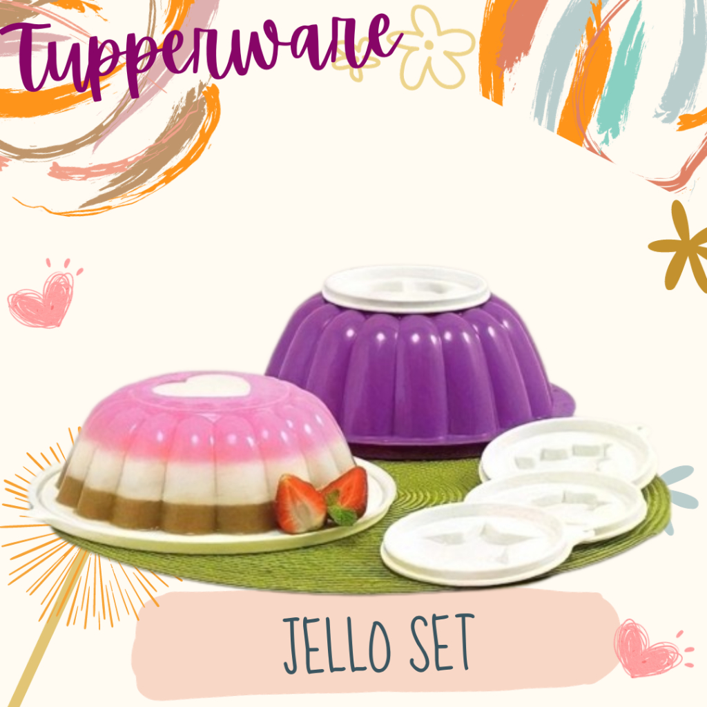 Jual Tupperware Jello Set (Cetakan Pudding/ Agar-Agar) | Shopee Indonesia