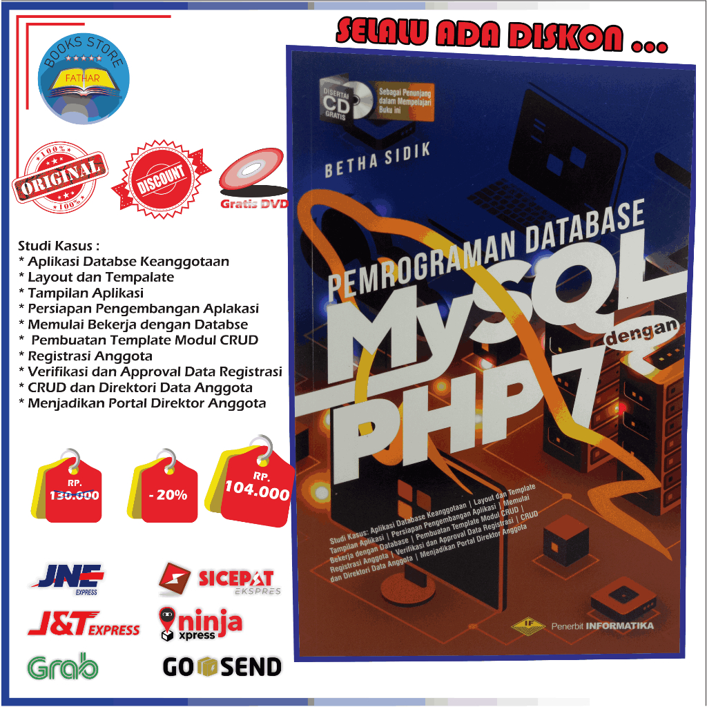 Jual Buku Pemrograman Databse Mysql Dengan PHP 7 | Shopee Indonesia