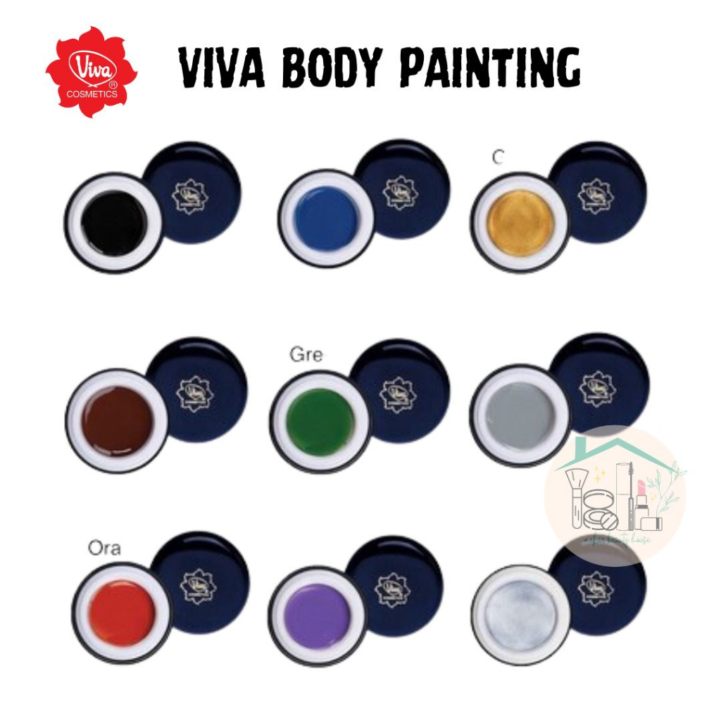 Jual Viva Body & Face Painting WATERPROOF (tersedia 12 warna) Shopee Indonesia