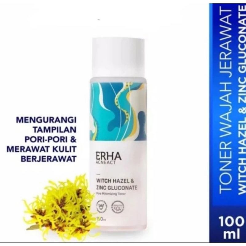 Jual Erha With Hazel & zinc gluconate 100ml / Toner Wajah Shopee