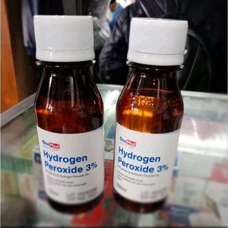 Jual H2o2 Hydrogen Peroxide 3 100ml Onemed Shopee Indonesia 