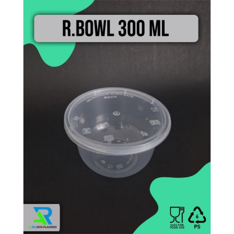 Jual Thinwall Round Bowl 300 Ml KCS 1 Pack Isi 25 Pcs Shopee Indonesia