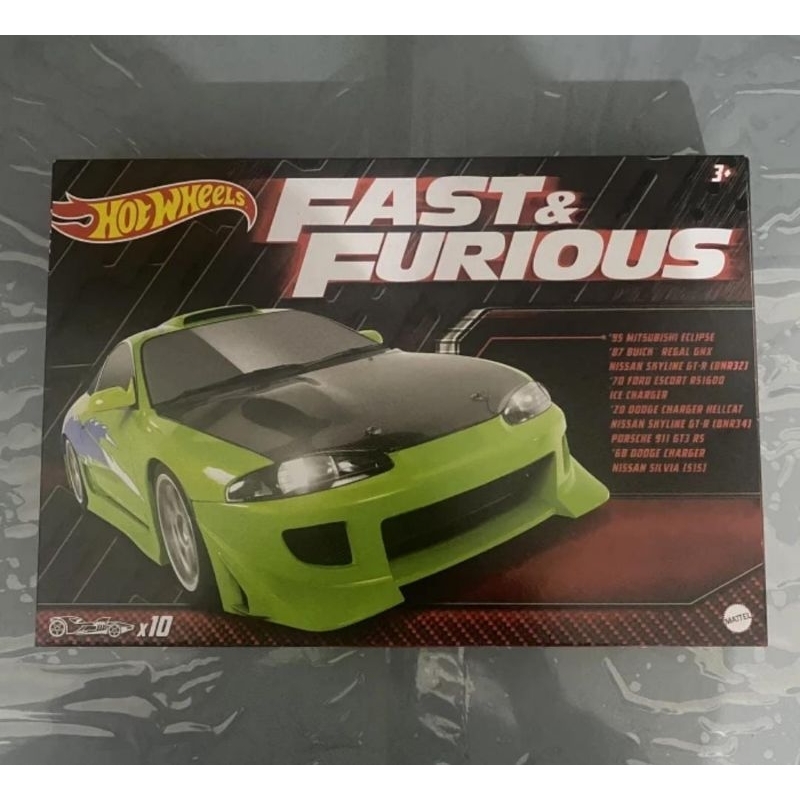 Jual HOT WHEELS PREMIUM FAST & FURIOUS BOX SET OF 10 PACK Shopee Indonesia