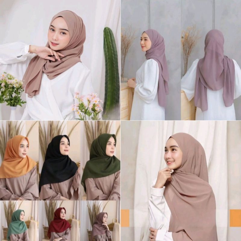 Jual JILBAB SEGIEMPAT PREMIUM JAHIT TEPI ALMAHIRA ORIGINAL | Shopee