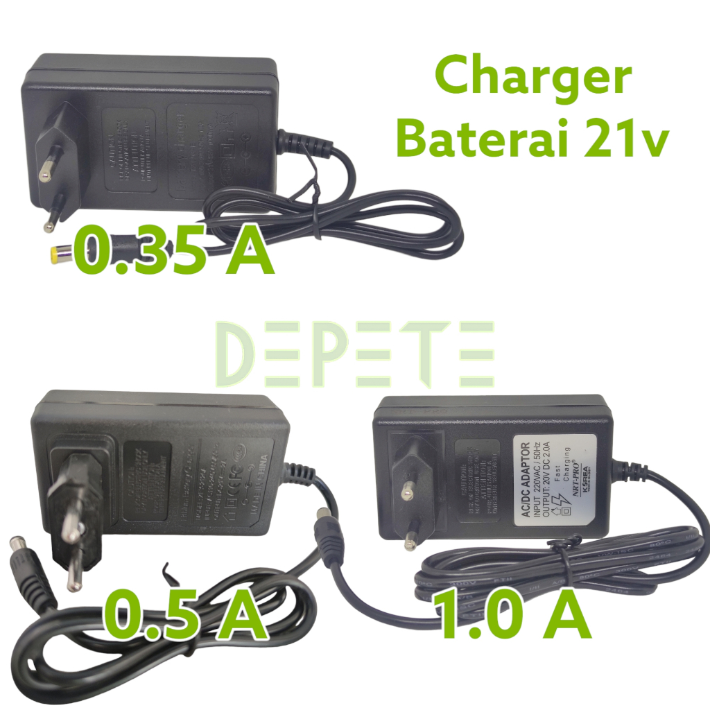 Jual Adaptor Charger Baterai DC21 Cordless Tool 18v / 20v / 21 volt ...