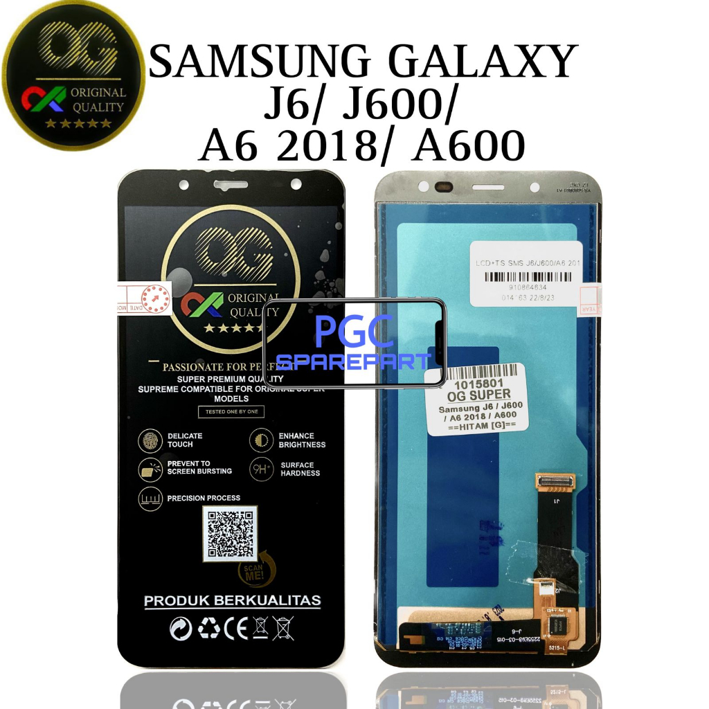 Jual ORIGINAL SUPER OG - LCD Touchscreen Fullset Samsung Galaxy A6 2018 ...