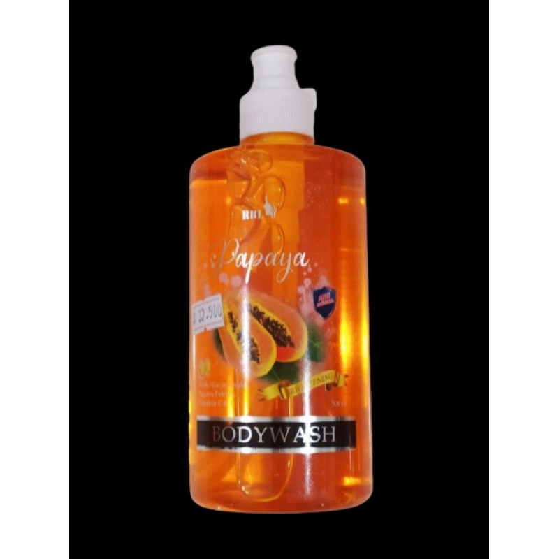 Jual RBL ANTIBACTERIAL PAPAYA BRIGHTENING BODY WASH 500 ML Shopee