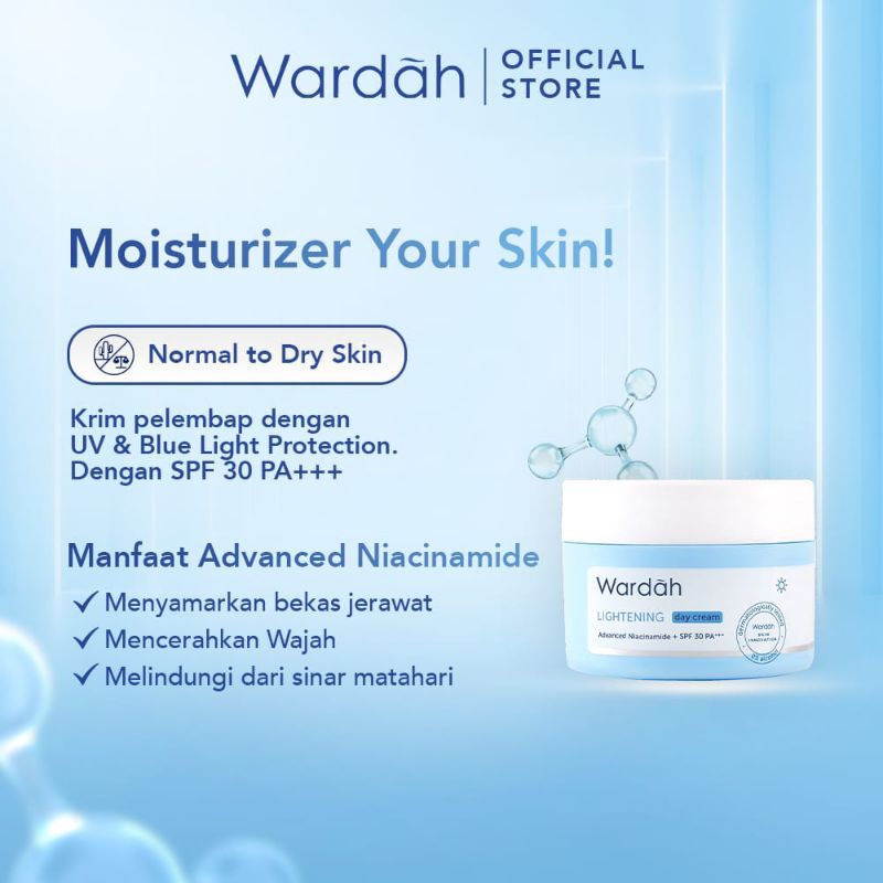 Jual (COD) CREAM WARDAH LIGHTENING DAY CREAM (30ML) | Shopee Indonesia