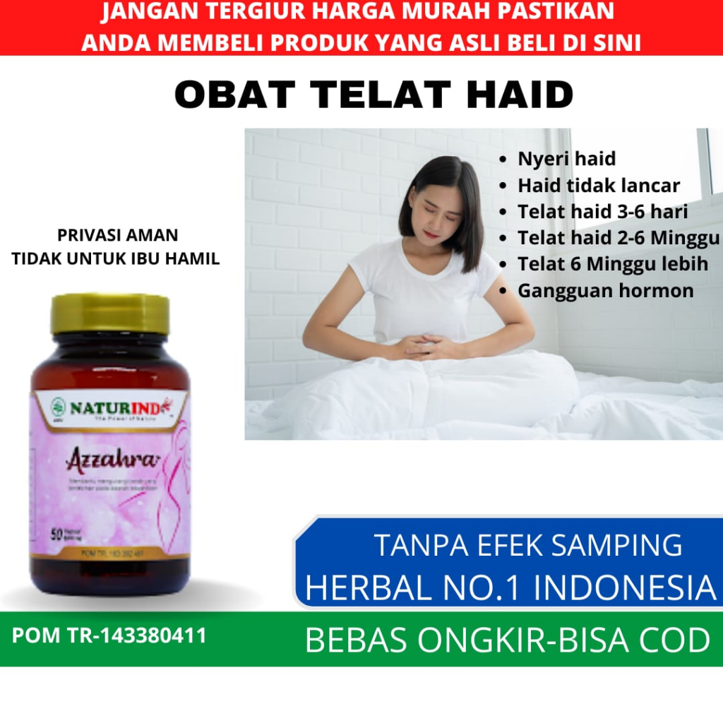 Jual Obat Telat Haid Melancarkan Haid Datang Bulan Pelancar Haid