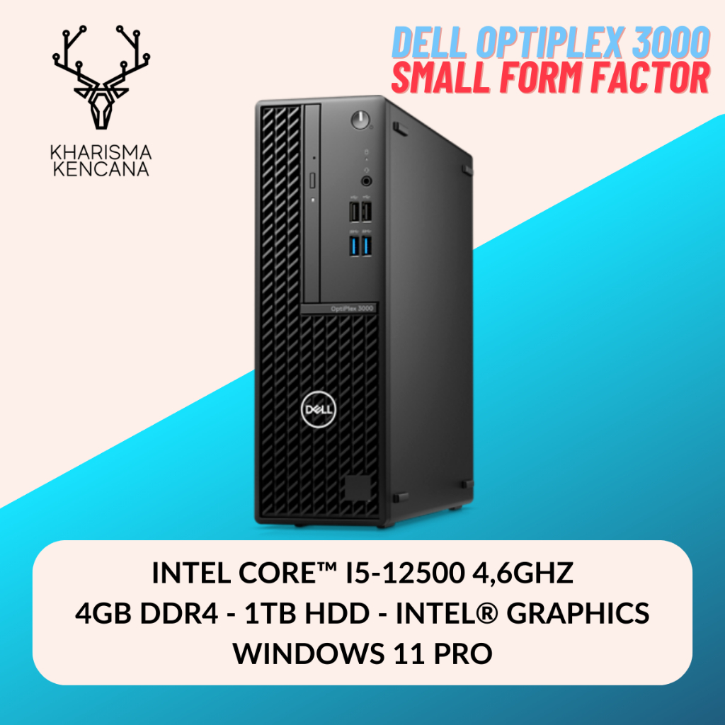 Jual PC DELL OPTIPLEX 3000 SFF i5 12500H 8GB 1TB HDD WIN 11 PRO ...