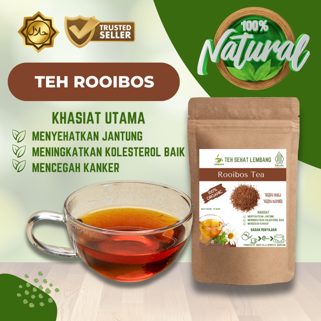 Jual TEH SEHAT LEMBANG ROOIBOS TEA, Teh Rooibos, Teh Kesehatan untuk