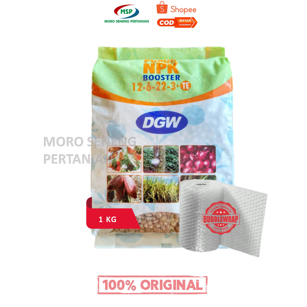 Jual PUPUK DGW NPK 12 6 22 3 BOOSTER 1 KG | Shopee Indonesia