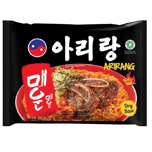 Jual Arirang Mie Instan Korea Spicy Bibim Ramyun , Tasty Chicken Fried ...