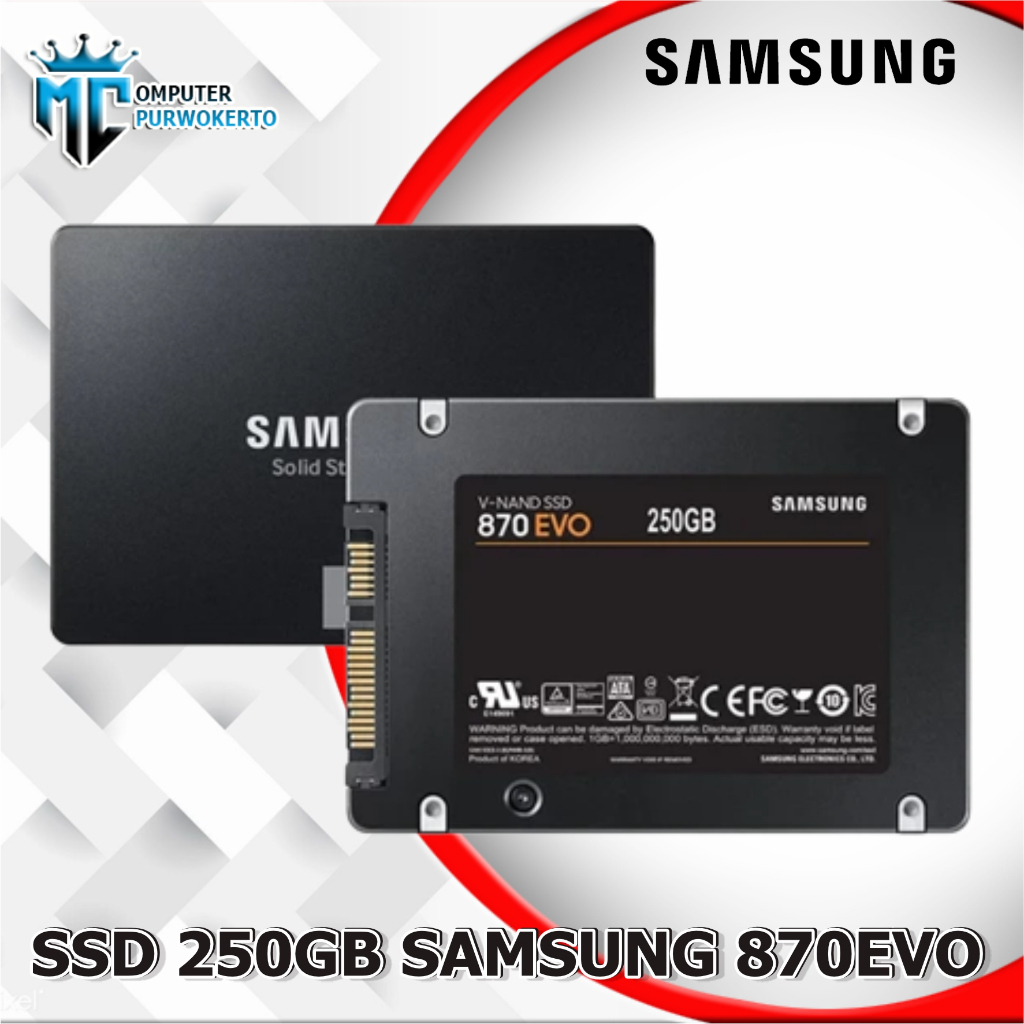 Jual SSD SAMSUNG 870 EVO SATA 2.5" 120GB 250GB SATA III V-NAND SSD ...
