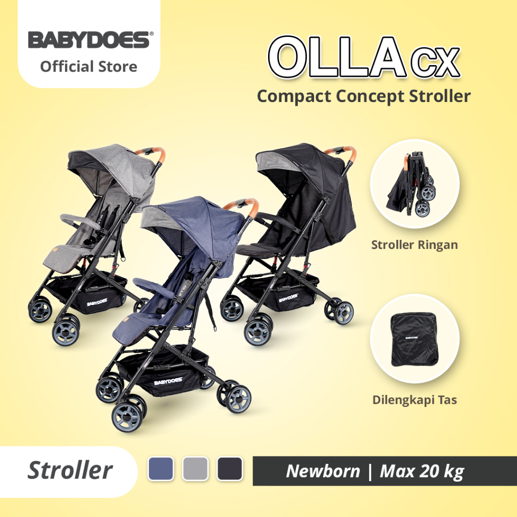 Jual Dorongan Anak Murah Babydoes Olla Cx Lipat Kecil Shopee