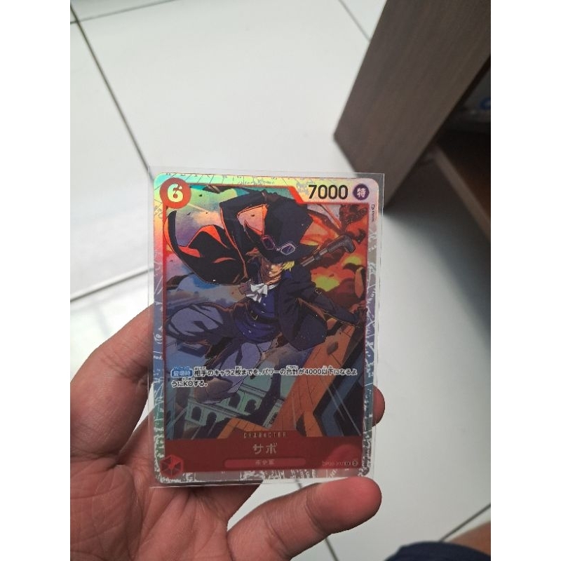 Jual Kartu Sabo SR Holo TCG One Piece Japanese Jepang Japan Official