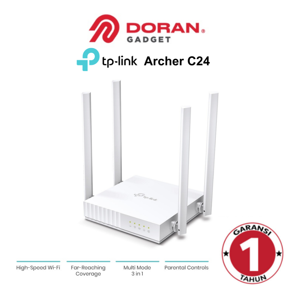 Jual Tp-Link Archer C24 AC750 Dual-Band WiFi Router High Speed ...