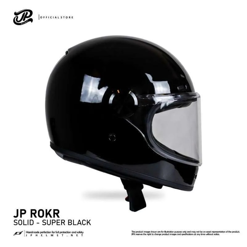 Jual HELM JP ROKR MOTIF R01 & SOLID TERLARIS TERLENGKAP VARIAN, HELM ...