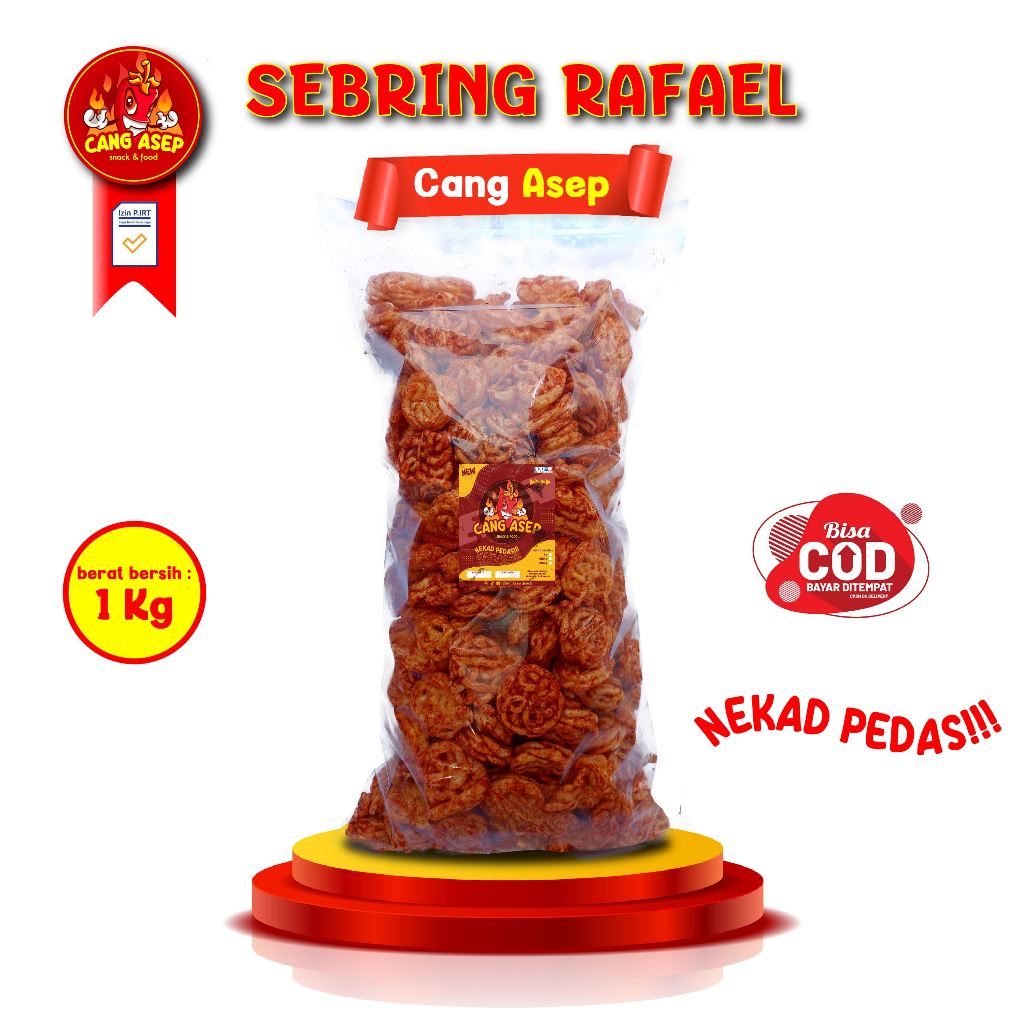 Jual Sebring Rafael 1kg Makanan Ringan Cang Asep Snack Food Shopee