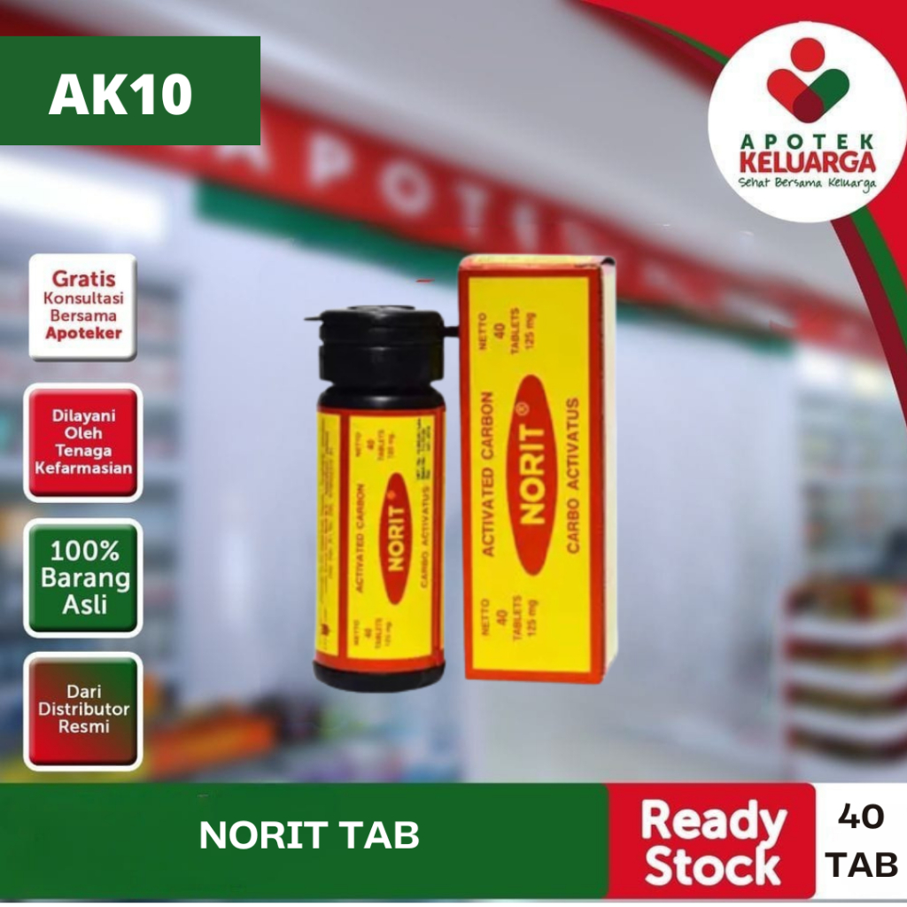 Jual NORIT TABLET #MEMBANTU MENGATASI DIARE, MENYERAP RACUN DALAM PERUT ...