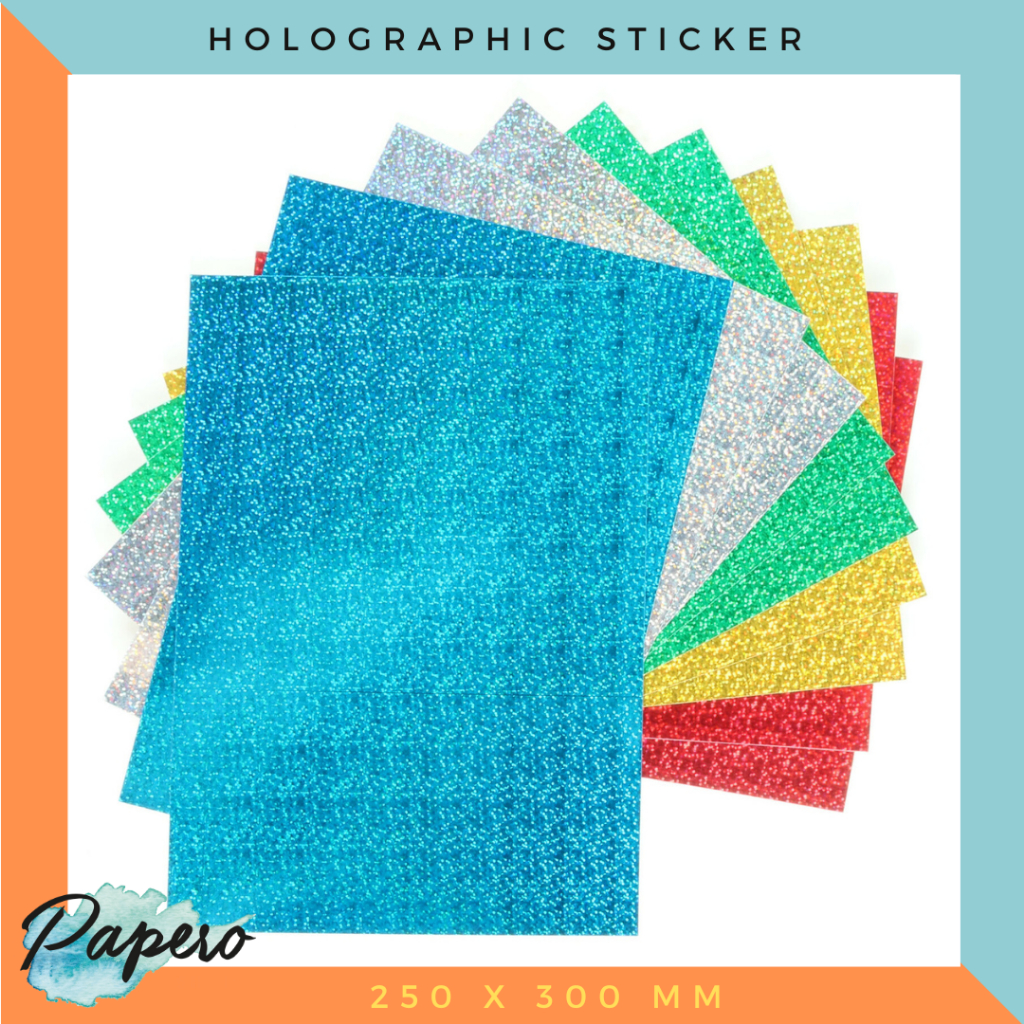 Jual Sticker Hologram / Holographic Self-Adhesive Paper | Shopee Indonesia