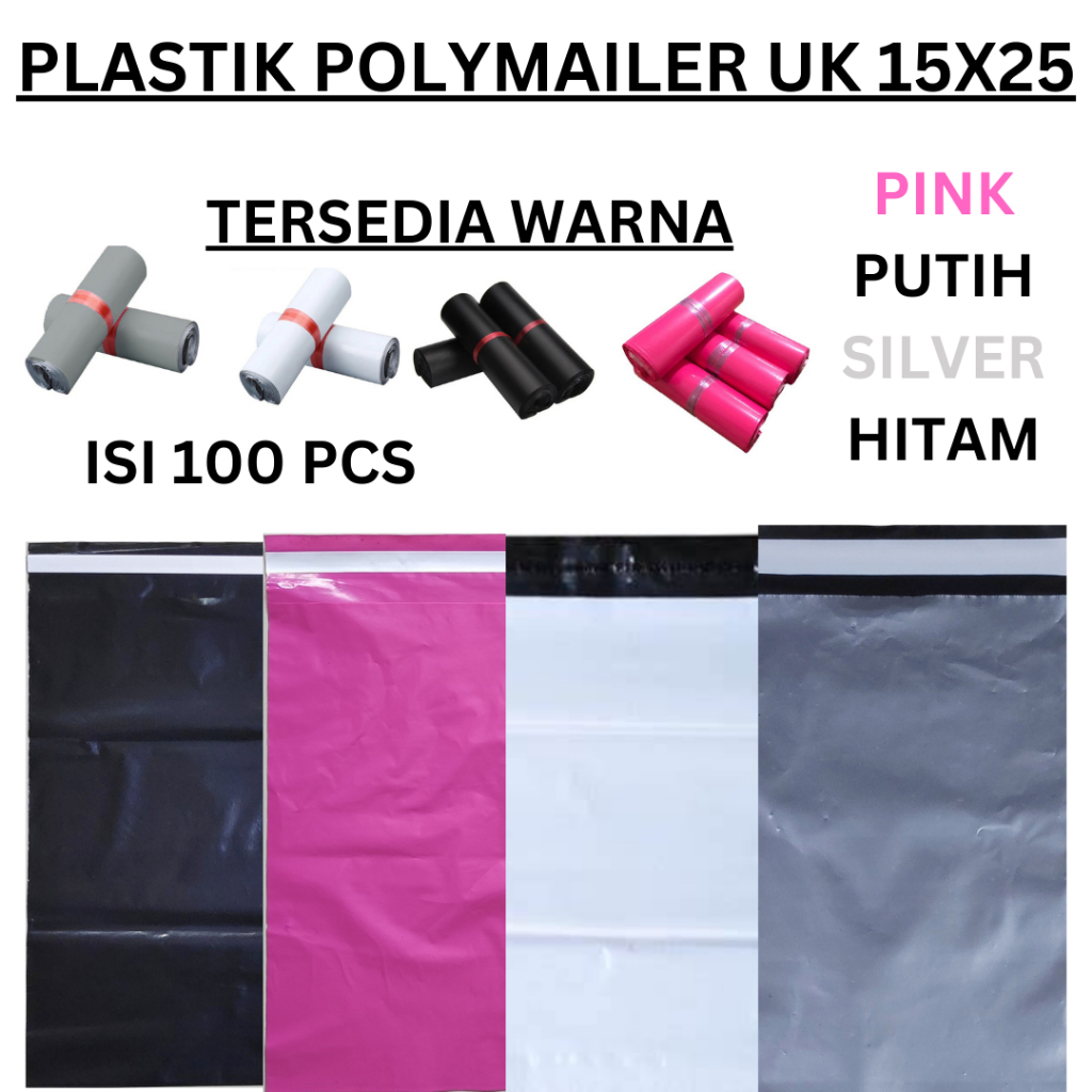 Jual Ready Stock Polymailer Uk X Pcs Plastik Packing Lem