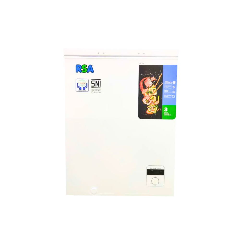 Jual Chest Freezer Box Rsa Cf-160 Chest Freezer 144 Liter Garansi Resmi ...