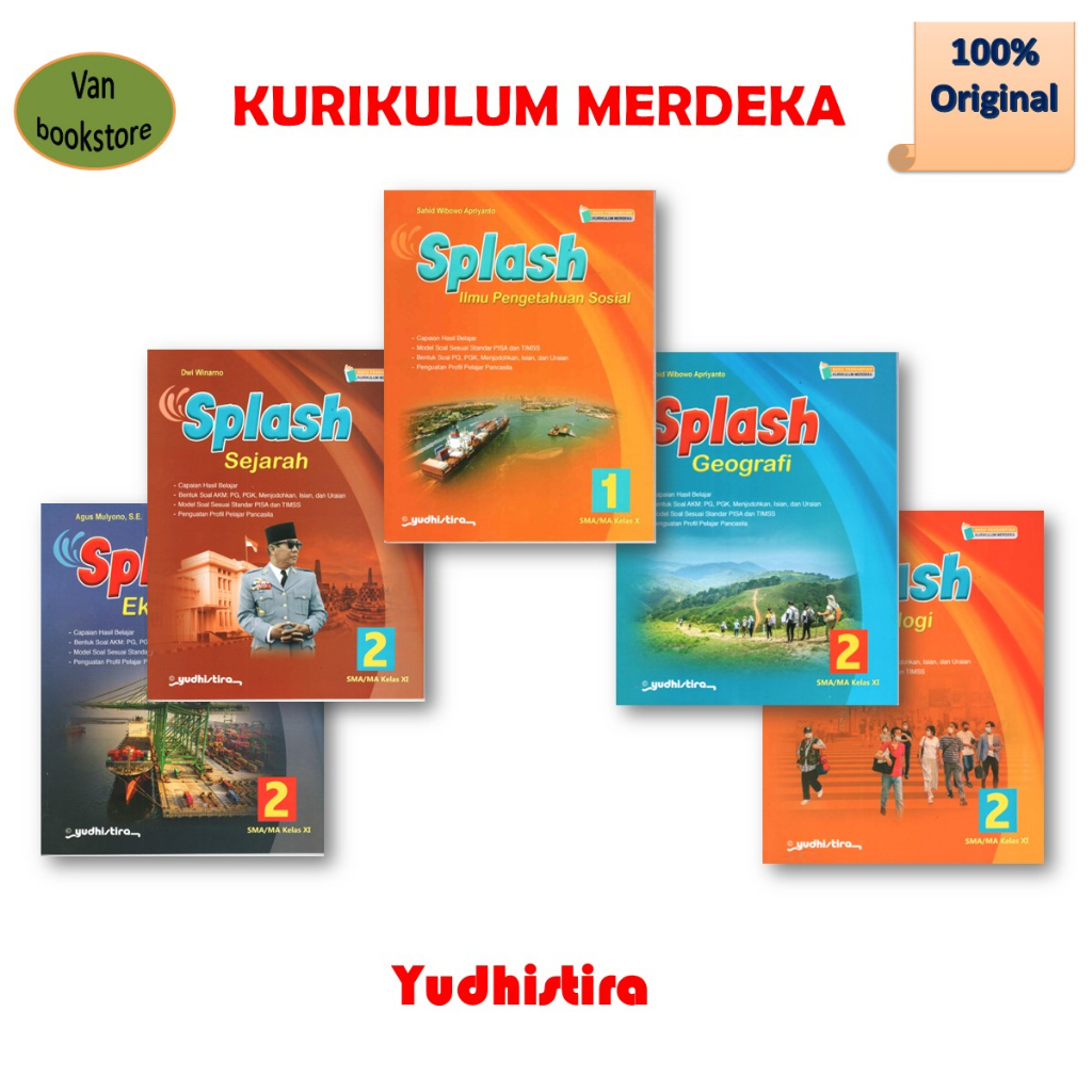 Jual (Yudhistira )Splash Ips SMA Kelas 10 11 - Kurikulum Merdeka ...