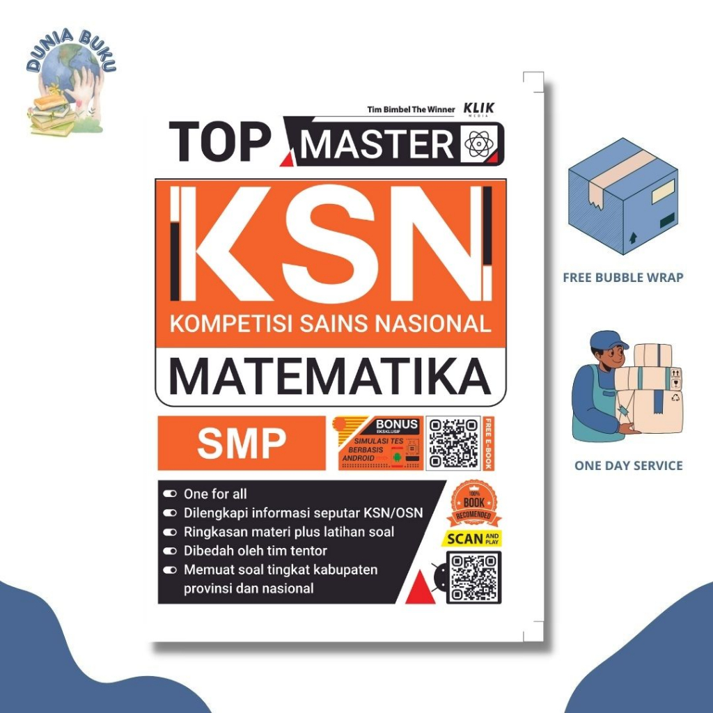 Jual BUKU KSN KOMPETISI TOP MASTER KSN MATEMATIKA SMP | Shopee Indonesia