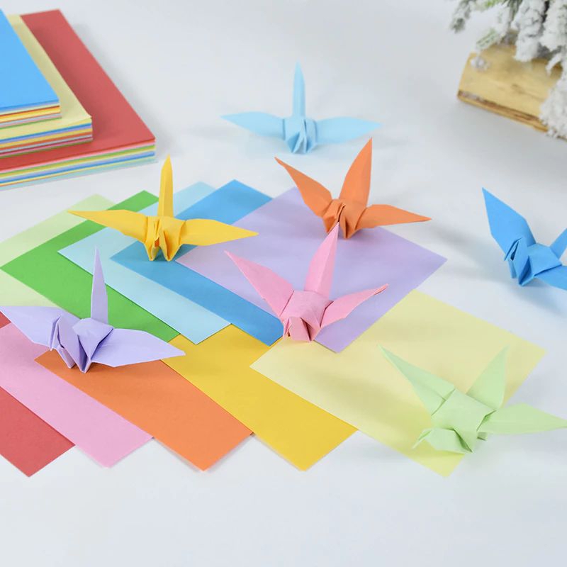 Jual Kertas Lipat Origami Sisi Warna Wani Shopee Indonesia