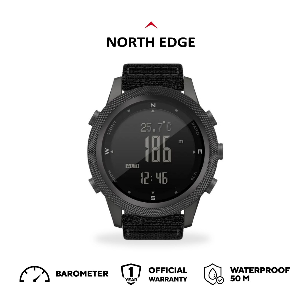 Jual North Edge Apache 46 Barometer Digital Watch | Shopee Indonesia