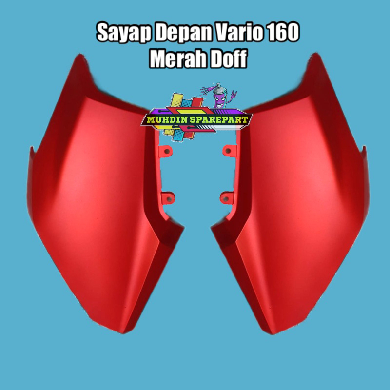 Jual Cover Sayap Samping Body Depan Vario New K S Merah