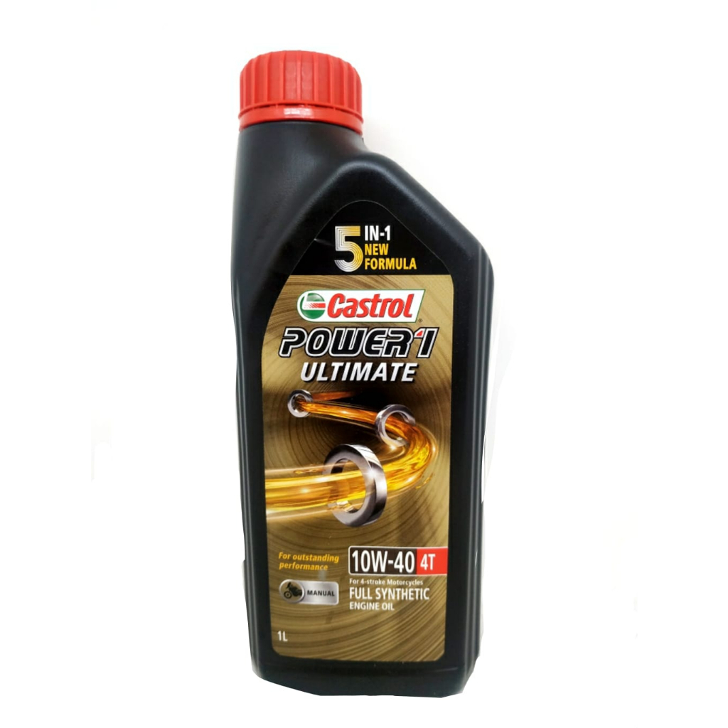 Jual Castrol Power 1 Ultimate 10w-40 4T 1Liter Full Synthetic | Shopee ...