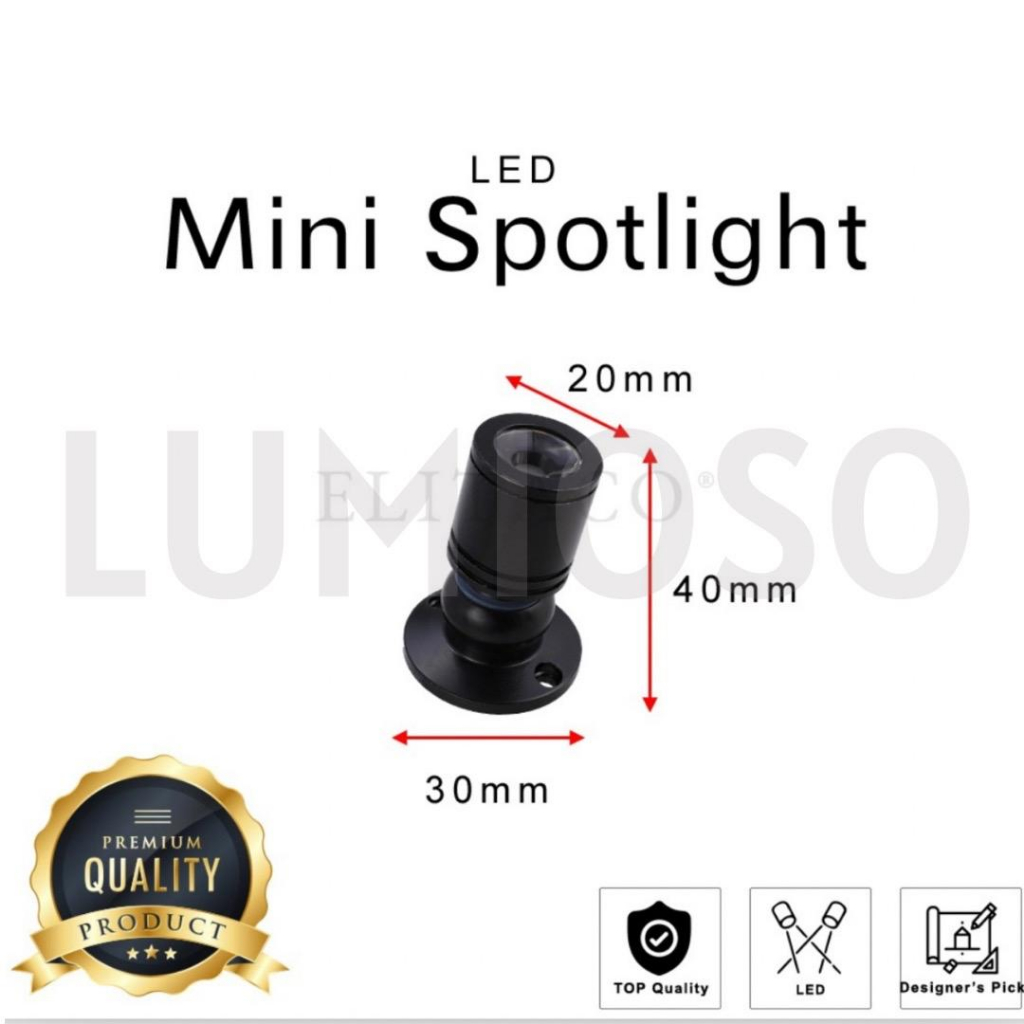 Jual [COD] Lampu LED Sorot Spot light Lampu Sorot Mini Spotlight 1W ...