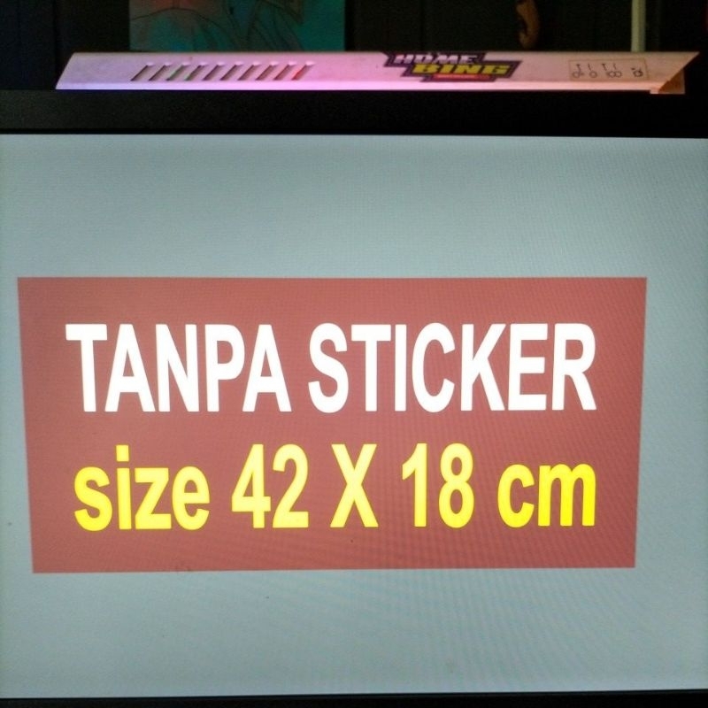 Jual MAGNET Sticker Nomor Lambung mobil Sarana Costum / Bisa Requst ...