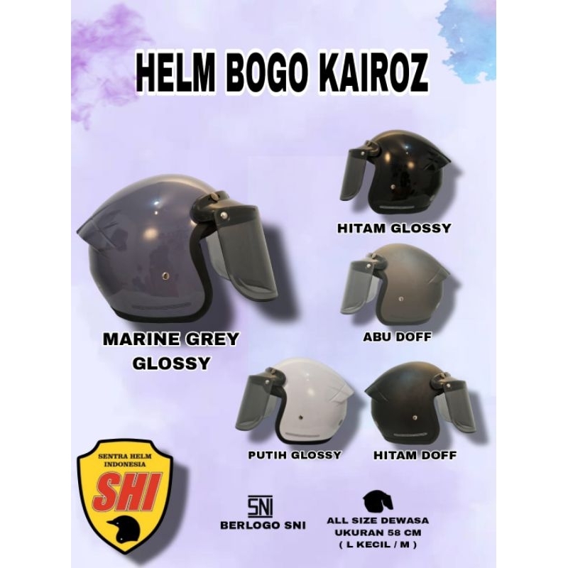 Jual Helm Bogo Kairos Kairoz Polos Shopee Indonesia